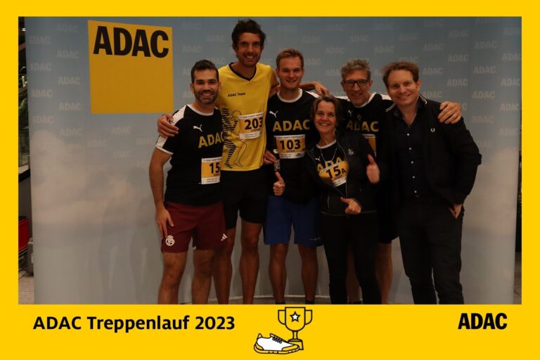 Laufgruppe am ADAC Treppenlauf 2023